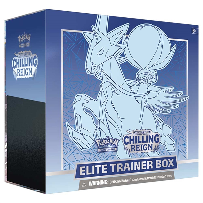 Pokemon Sword & Shield - Chilling Reign - Elite Trainer box Blå - Pokemon kort
